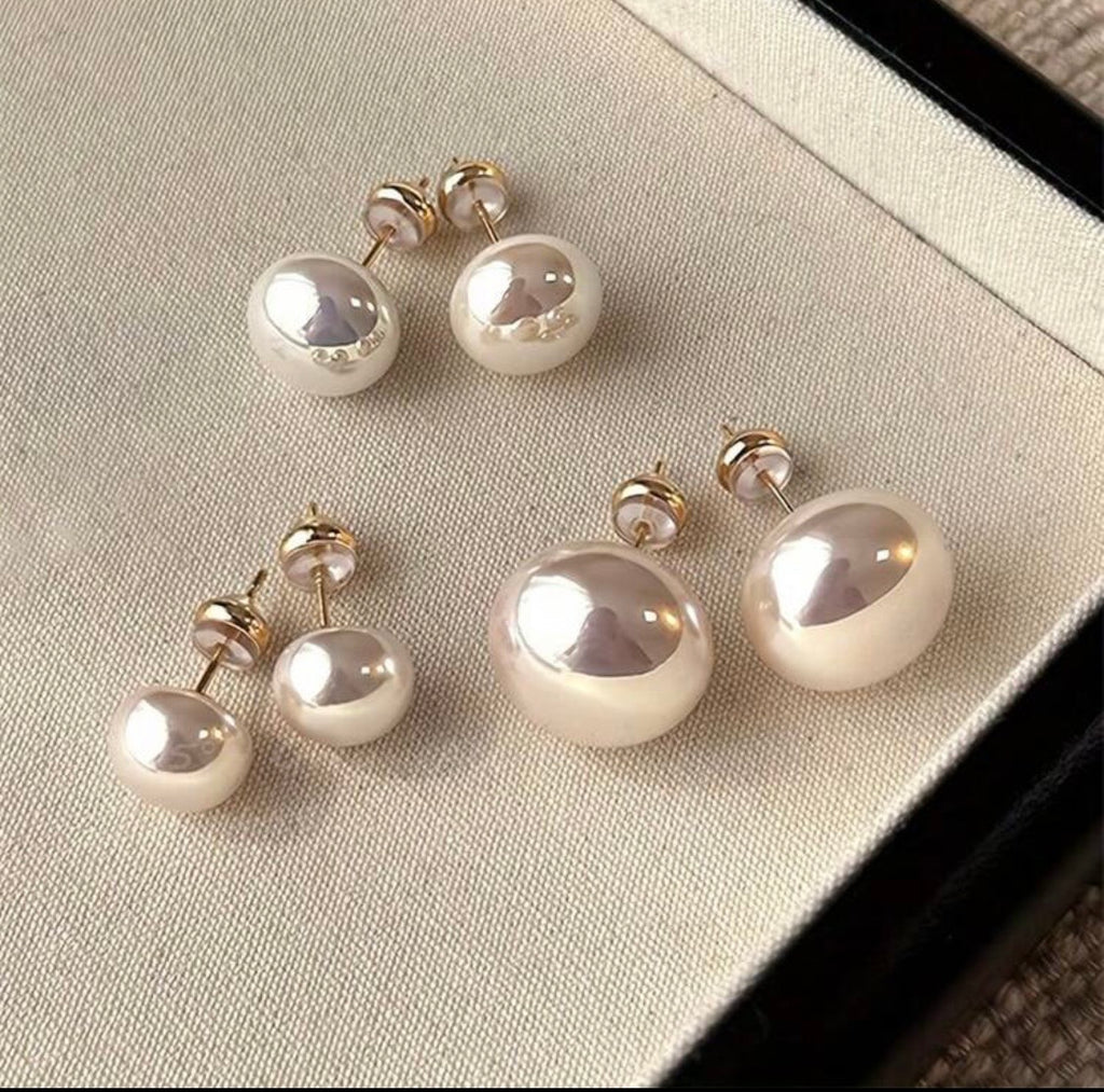 Pearl Drop Earring set