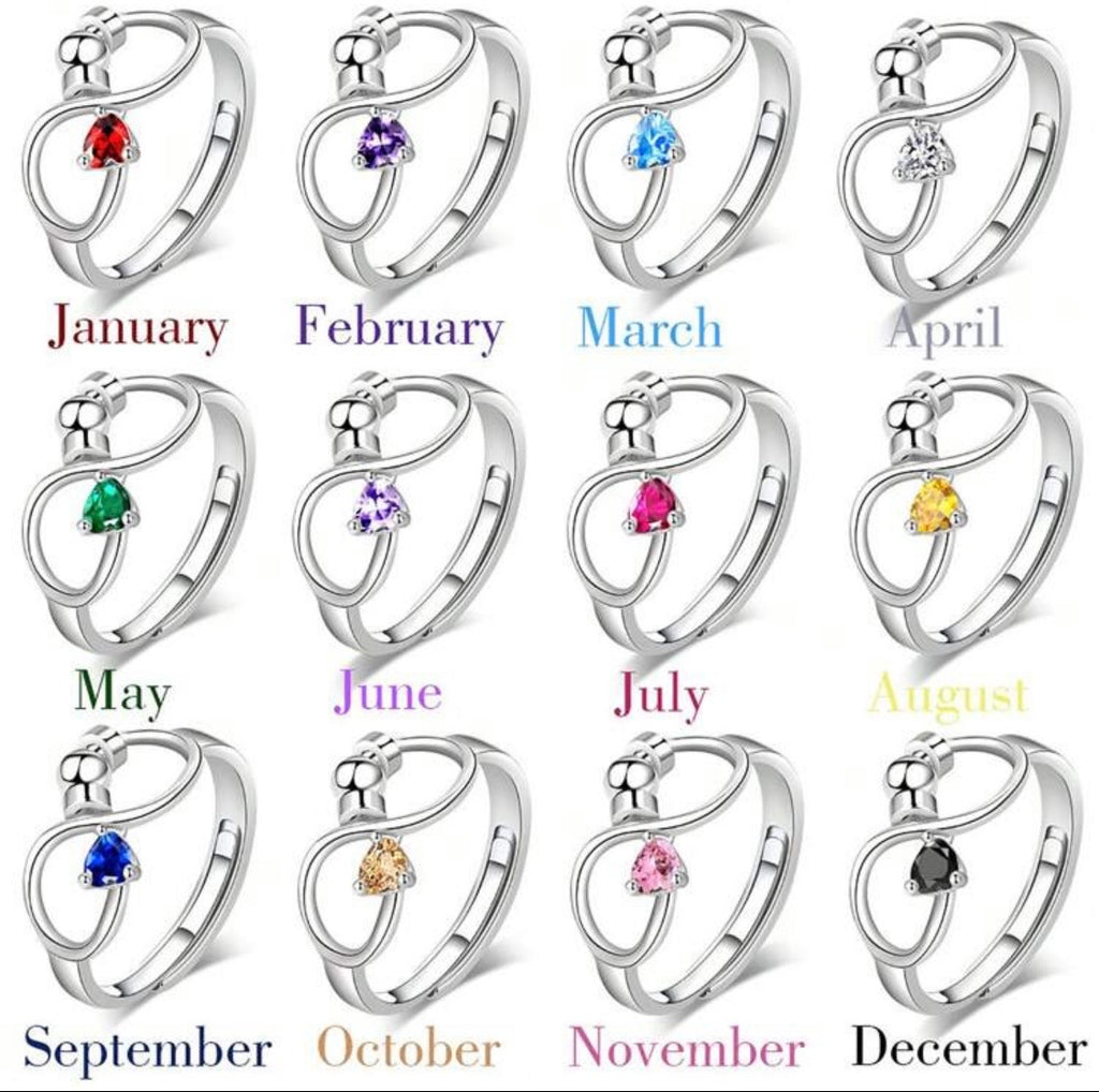 Birthstone Ring Set