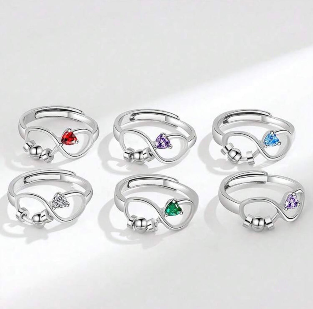 Birthstone Ring Set