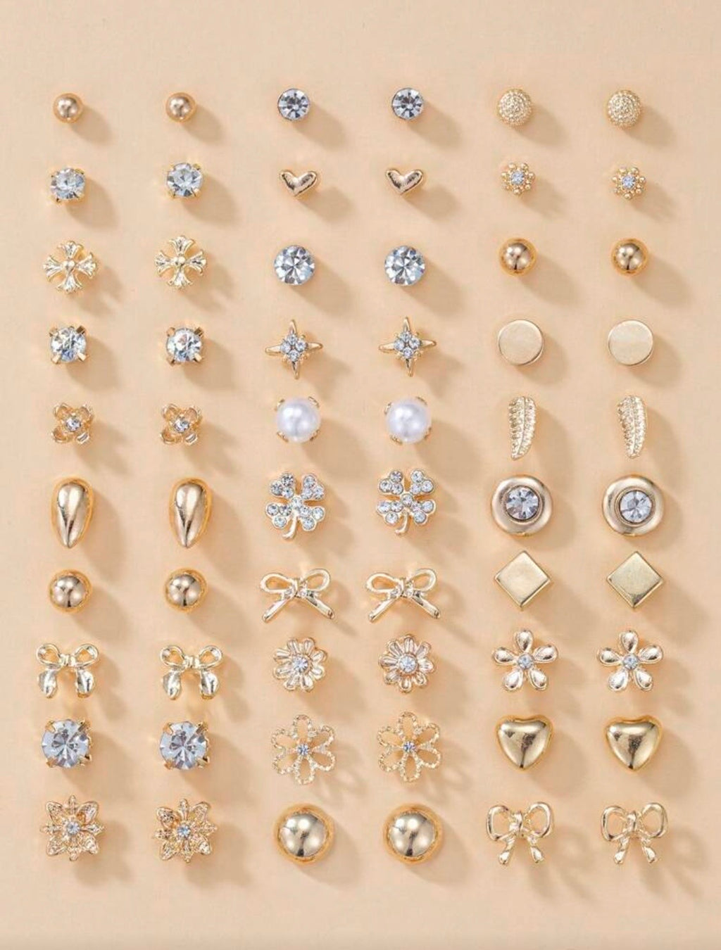 Stud Earring Set 20 Pairs