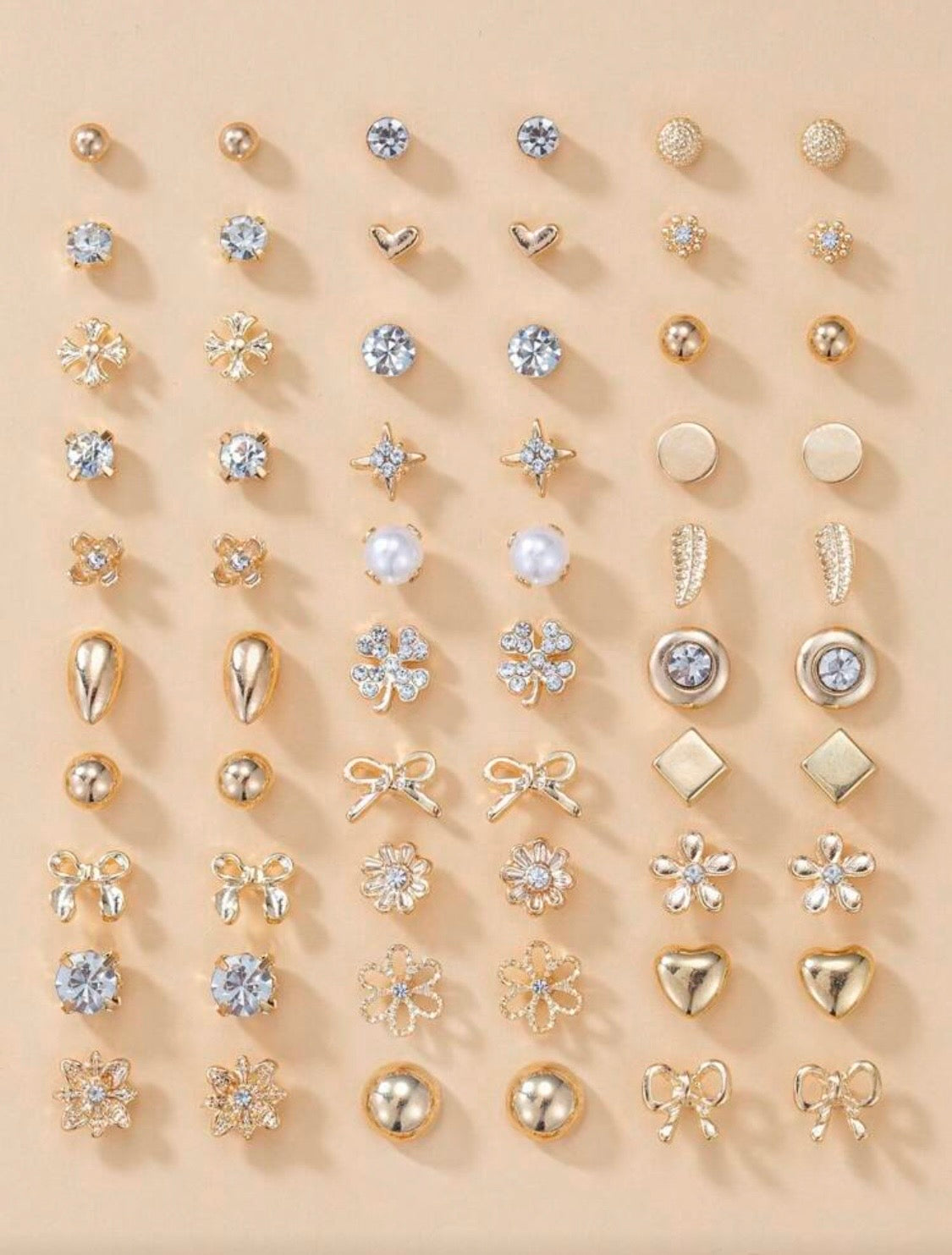 Stud Earring Set 20 Pairs